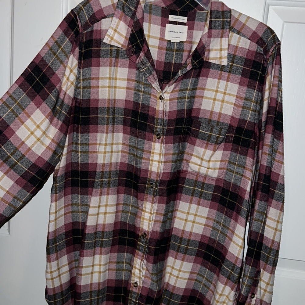 XL American eagle boyfriend fit flannel